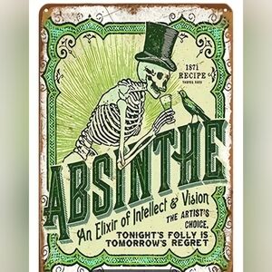 Liquor Aluminum Decorative Sign